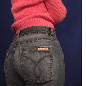 Calvin Klein high waisted jeans